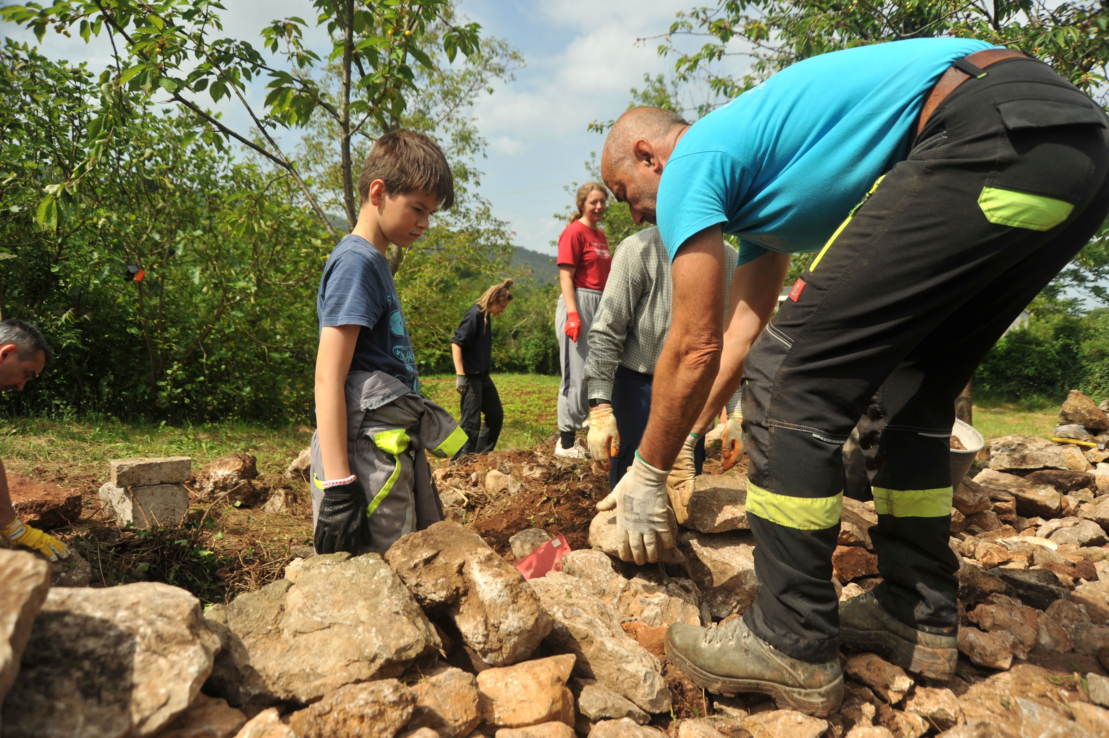 Suhozidna gradnja. Foto: A. Jerin, 2024
