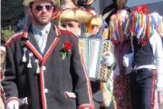Fantovščina (fantovska skupnost) Ravenskega pusta. Foto: Katja Bric Fon, 2011. 