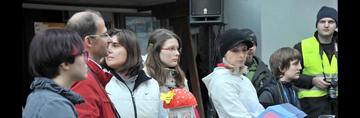 Praznovanje gregorjevega v Tržiču. Foto: Anja Jerin, 2014. 