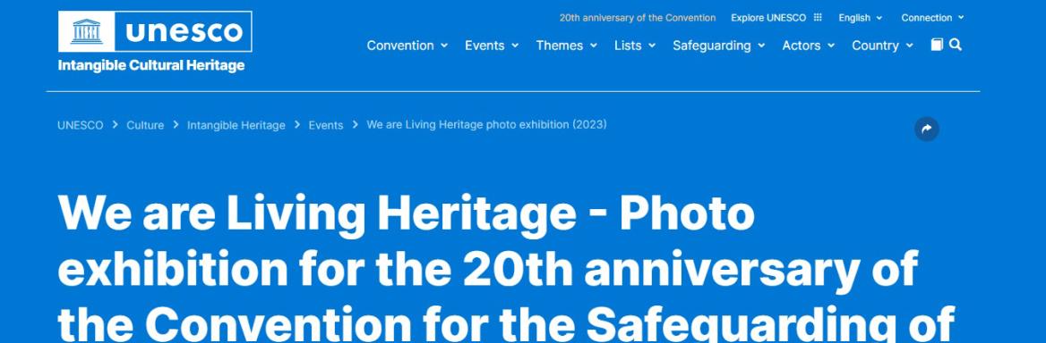 Zajem zaslona - spletna stran Unesca. (27. 3. 2024)