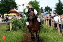 Letošnji zmagovalec Matic Kosmač s kobilo Iskro. Foto: A. Jerin, 2019