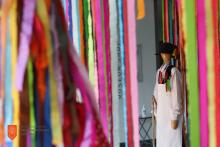 Na razstavi Pustni orači Okič. Foto: M. Špiček, 2021 