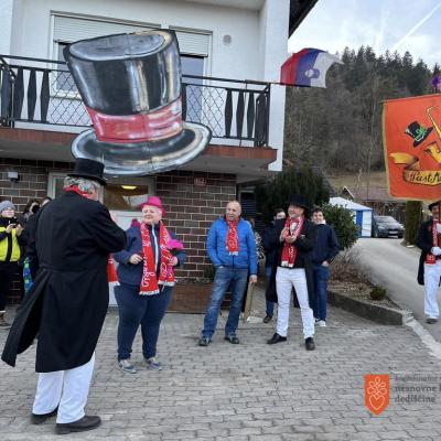 Pust v Mozirju na debeli četrtek. Foto: A. Pukl, 2024 