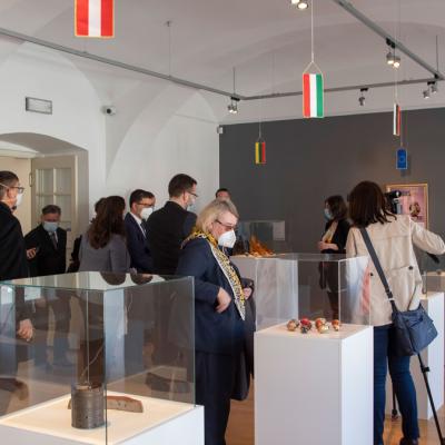 Odprtje razstave Uskrs u EU. Foto: Mestni muzej Bjelovar, 2021