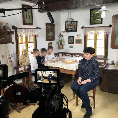 Utrinek s snemanja. Foto: A. Jerin, 2024 