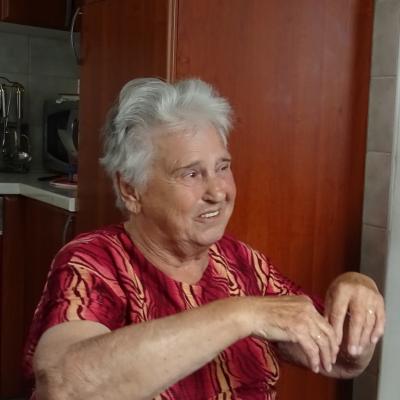 Pripovedovalka Ana Mlekuž iz Čezsoče. Foto: B. Ivančič Kutin, 2018 